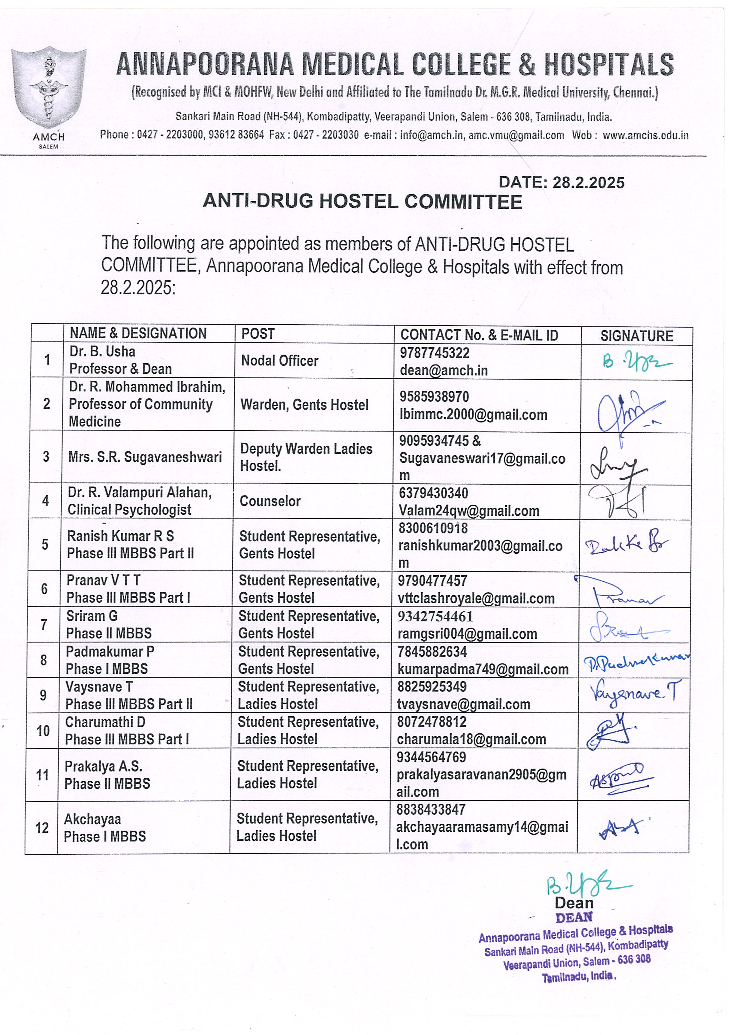 Mentor Committe